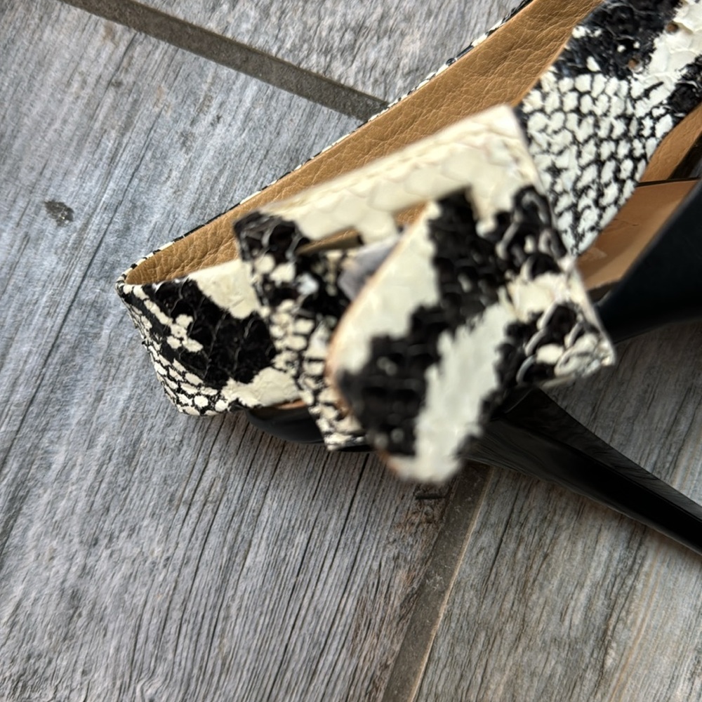 L.A.M.B Python Slingback Platform Stiletto 8 - image 7